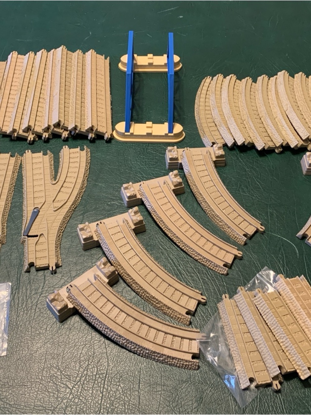 Thomas track master expansion set and bridge/risers set 40+ pieces